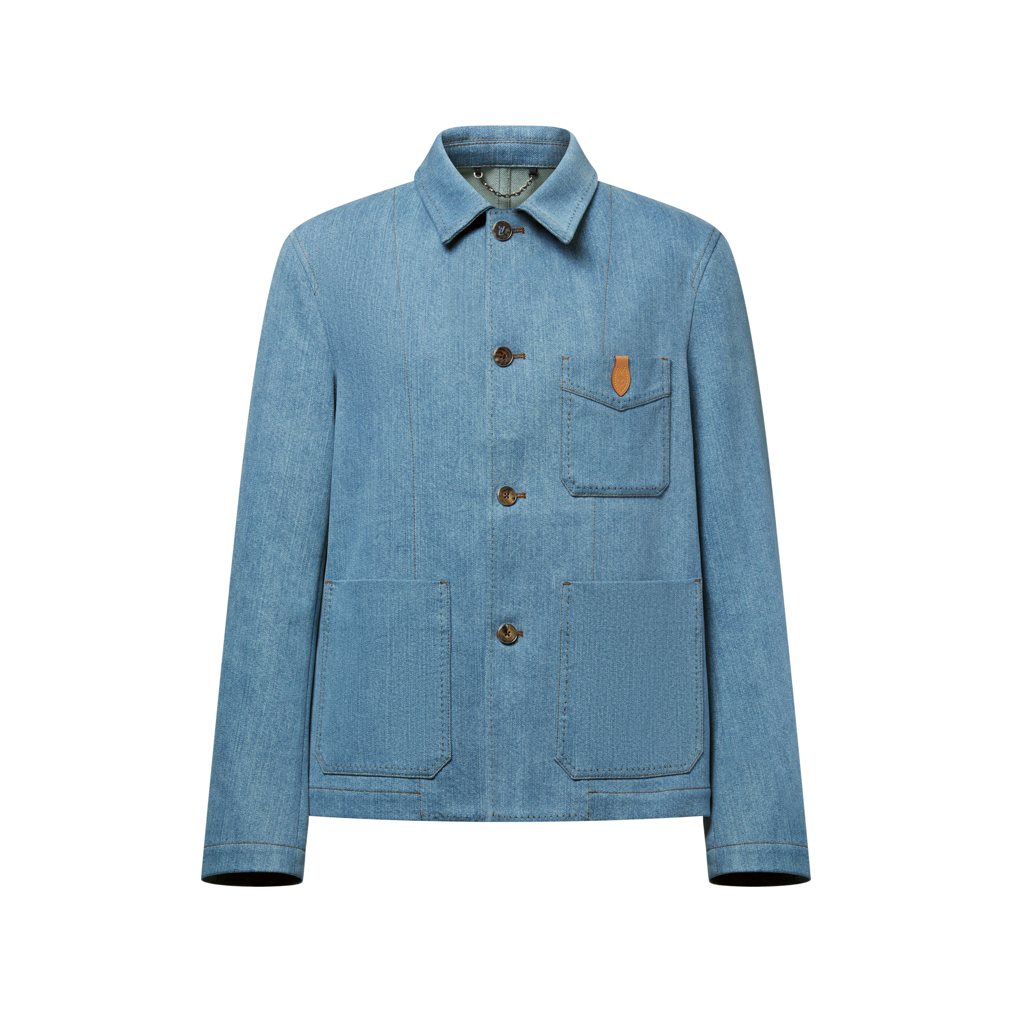 Silk-Blend Denim Workwear Jacket - New - For Men | LOUIS VUITTON ®